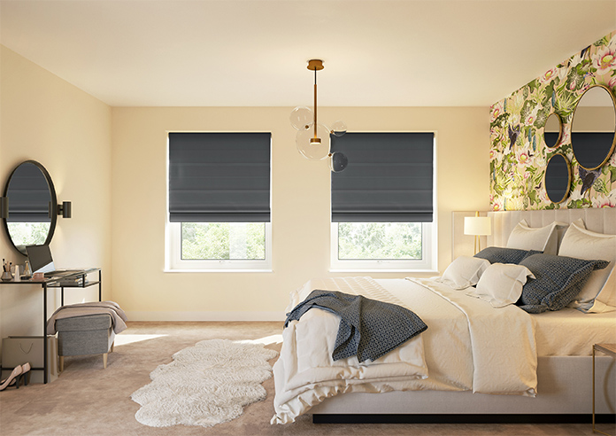 Knutsford, Fossil Grey - Motorised Roman Blind - Image 5